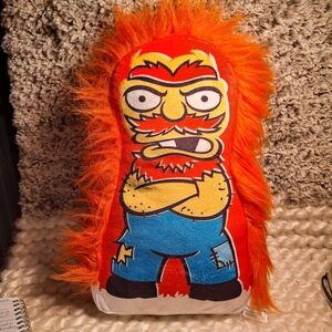 Universal Studios - The Simpsons -Orange & White Plush Toy - Matt Groenig